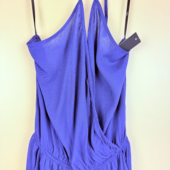 NWT Lulus Learning to Fly Halter Jumpsuit Navy L - Picture 6 of 12